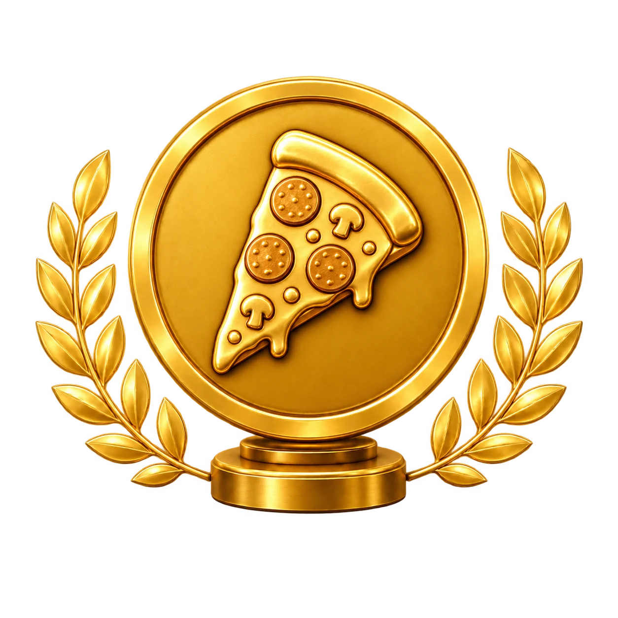 Medalha de melhor pizzaria