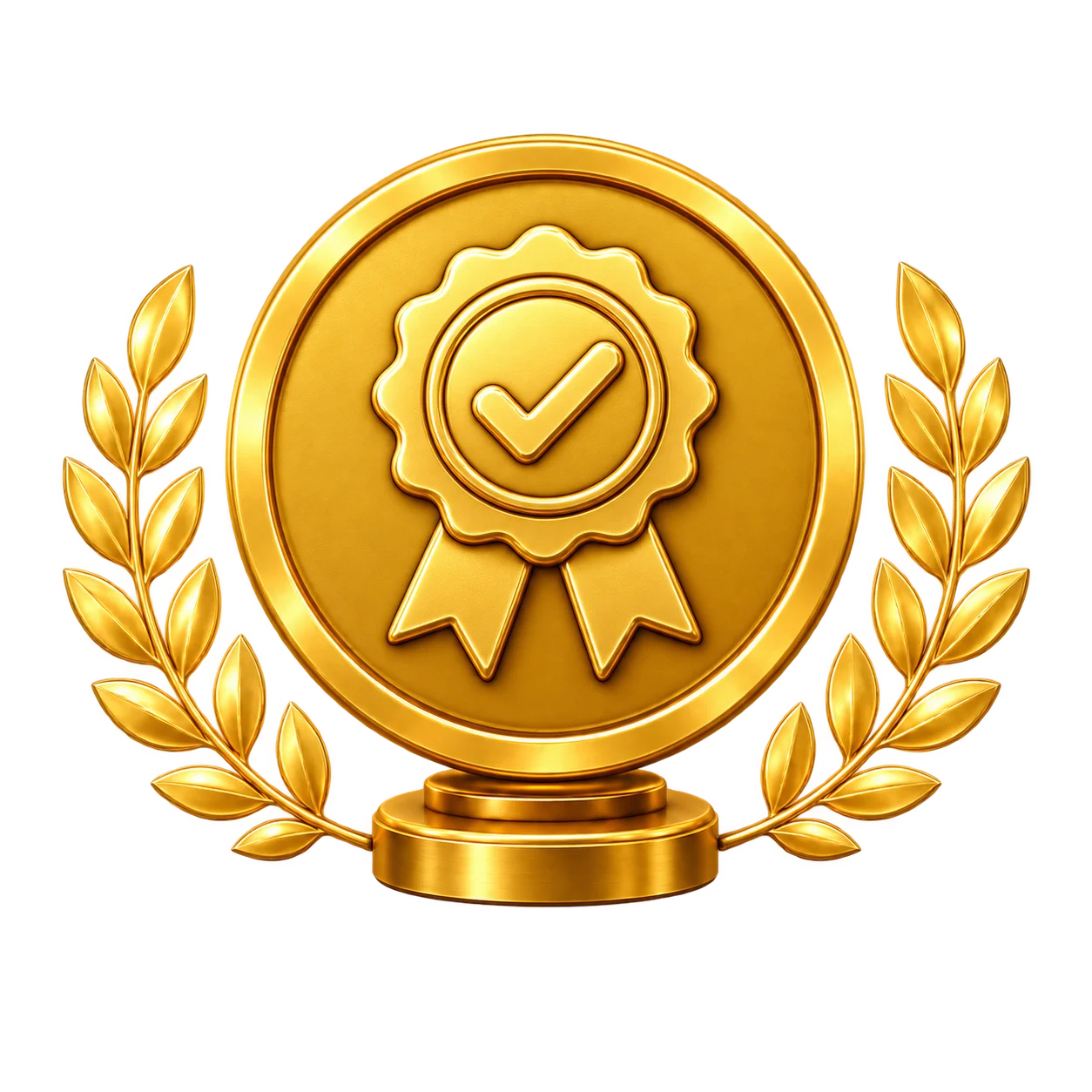 Selo de qualidade ouro
